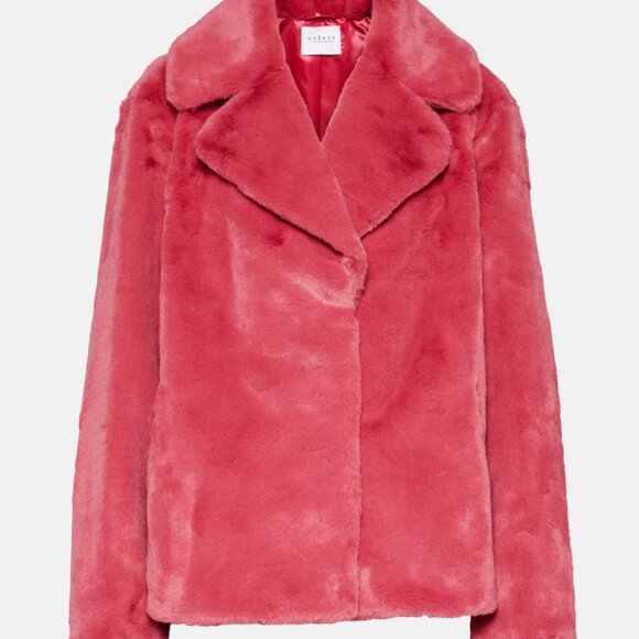 Velvet by Graham & Spencer Raquel Fur Jacket, NWT - Picture 4 of 6